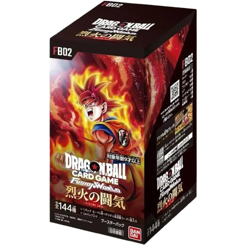 Dragon Ball TCG FB02 Fusion World Blazing Aura – Booster Box [JAP]